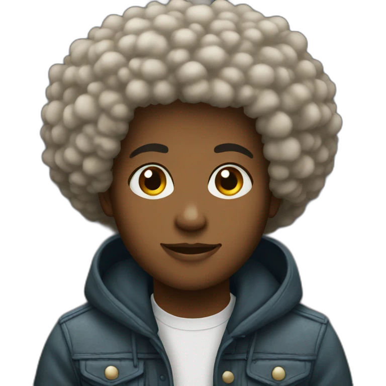 Afro emoji