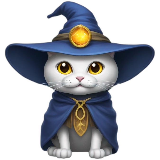 cat wizard emoji