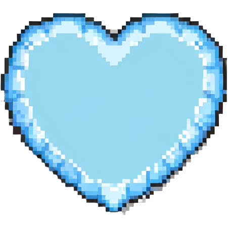 light blue heart emoji
