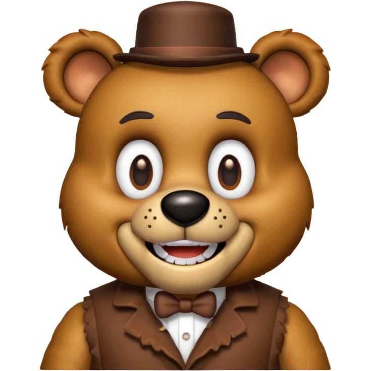 Make Freddy from fnaf emoji