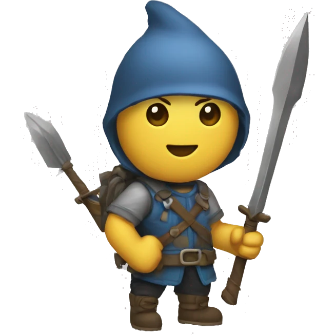 Une cible avec une flèche au milieu  emoji