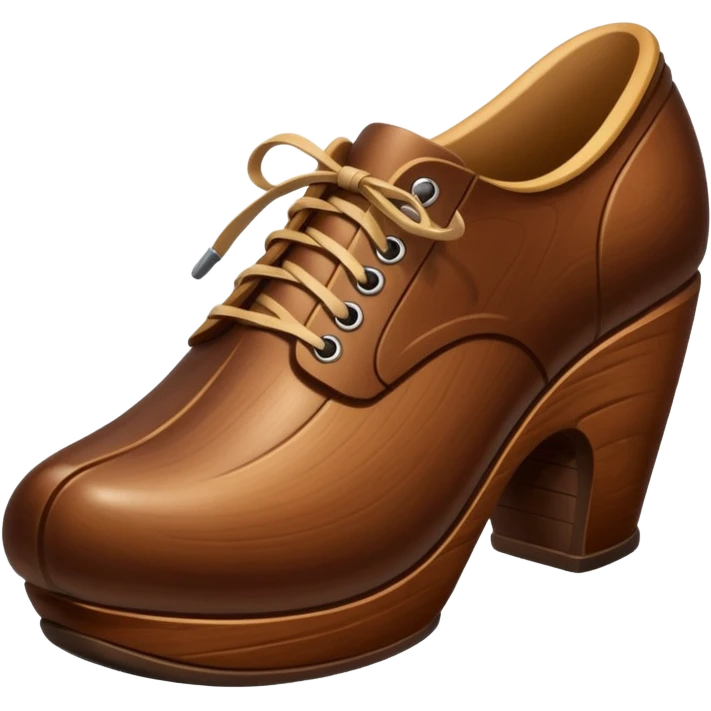 wooden shoe emoji