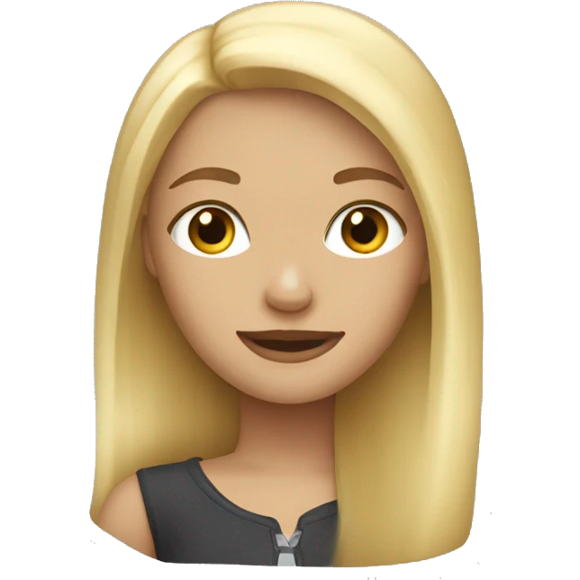 Blonde girl  emoji