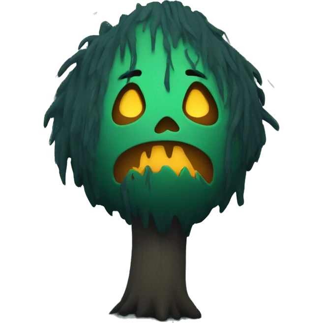 spooky forest emoji
