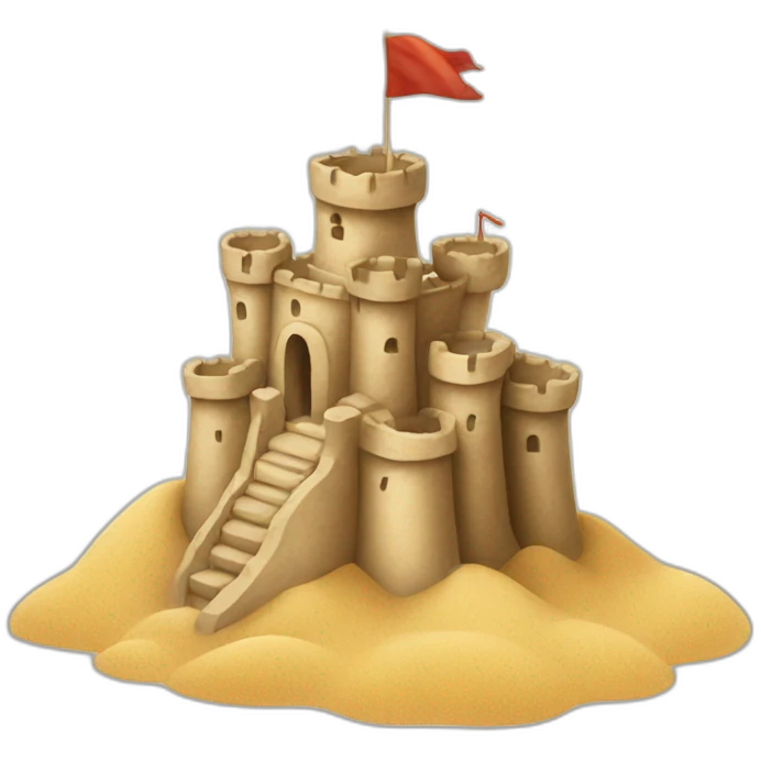 sand castle emoji