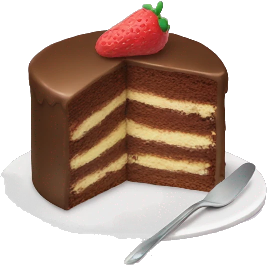 cake being eaten  emoji