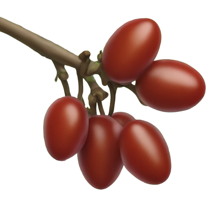 a cornelian berry emoji