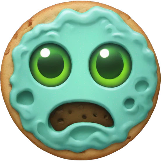 alien cookie emoji