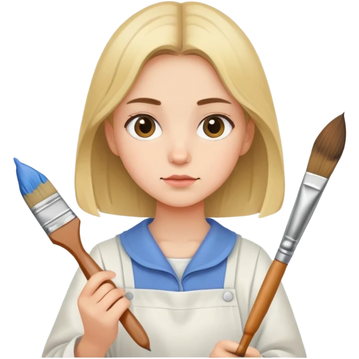 Painter girl emoji