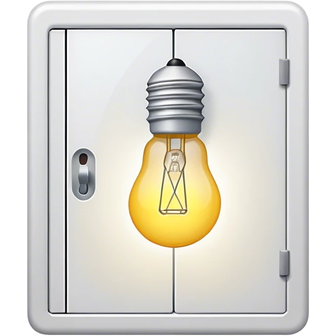 closet light bulb emoji