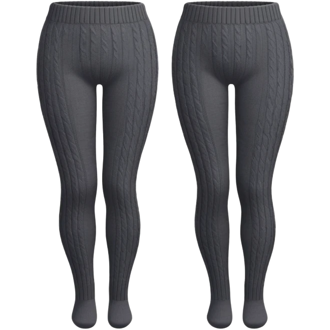 Pair of wool tights for winter emoji