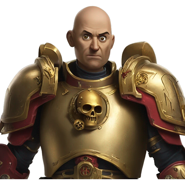 Adeptus Custodes from Warhammer 40k Shrugging emoji