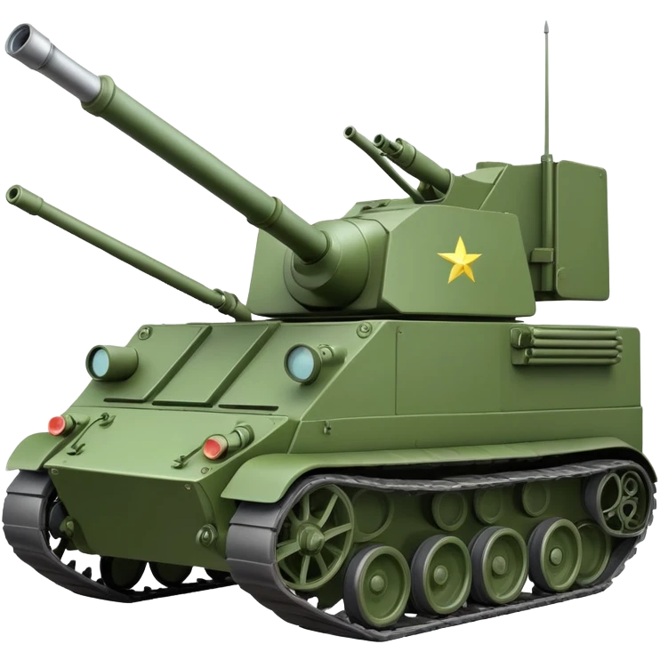 Soviet anti-aircraft gun ZSU-23-4 emoji