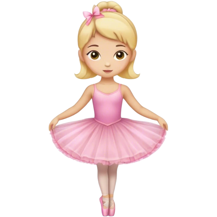 Balerin,cute,pink,yellow  emoji