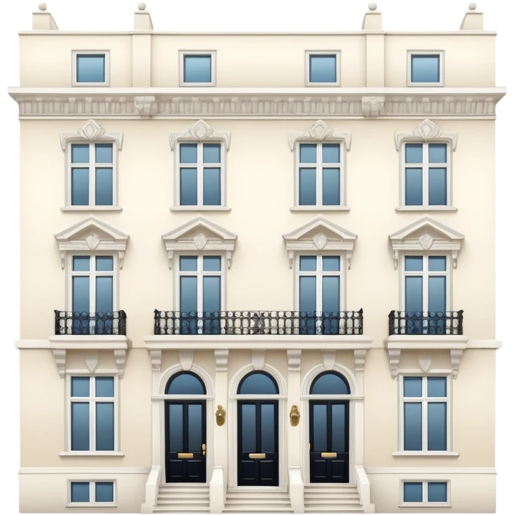 white notting hill townhouse emoji