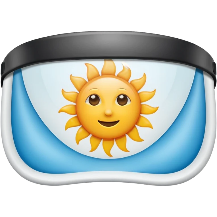 Sun Visor,ehite emoji