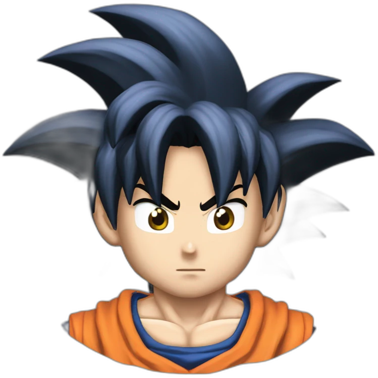 Goku ss bleu emoji