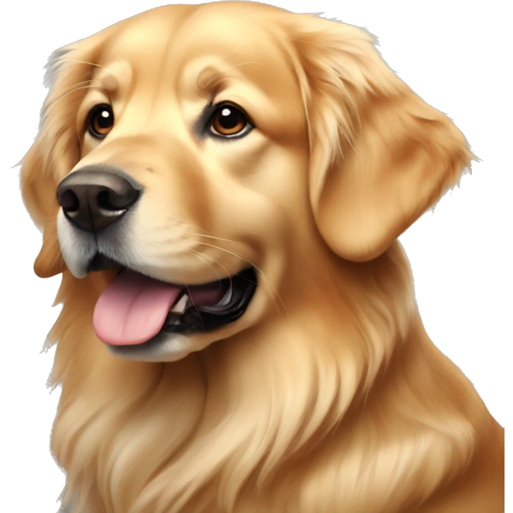 golden retriever  emoji