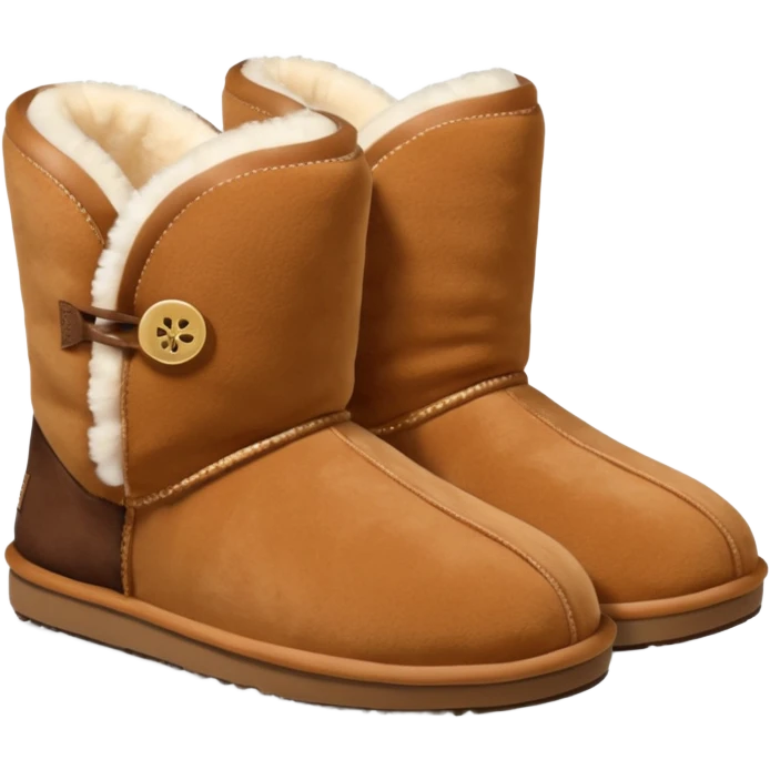 UGG chestnut slippers emoji