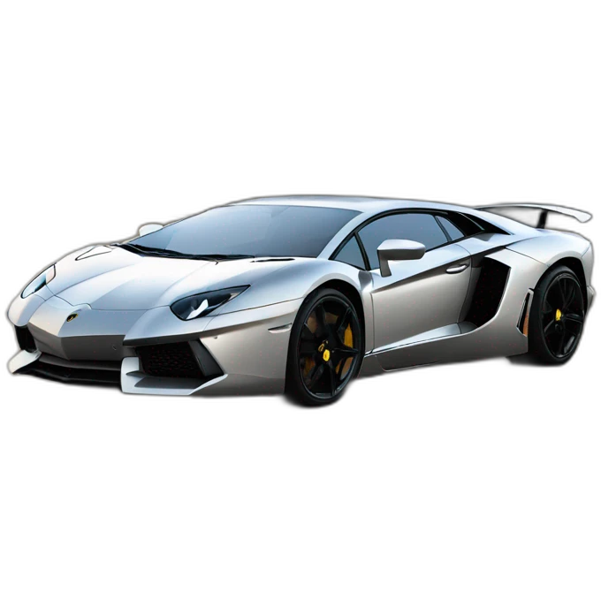 Lamborghini Aventador emoji