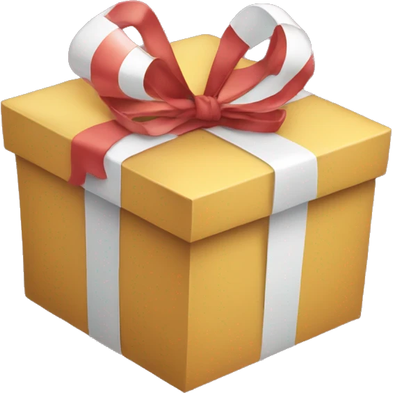 Opened gift box emoji