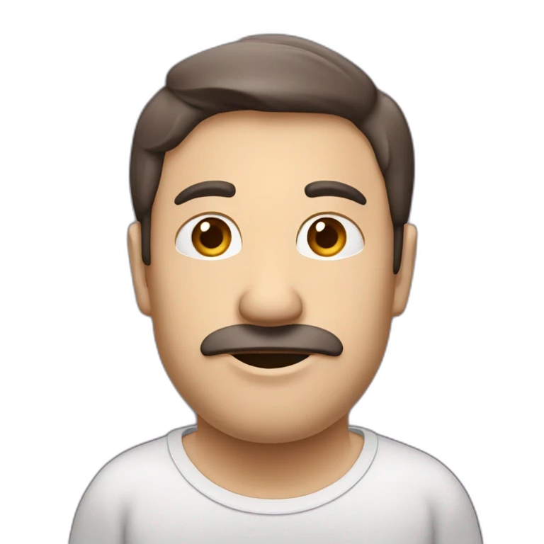 Homme blanc grosse aubergine emoji