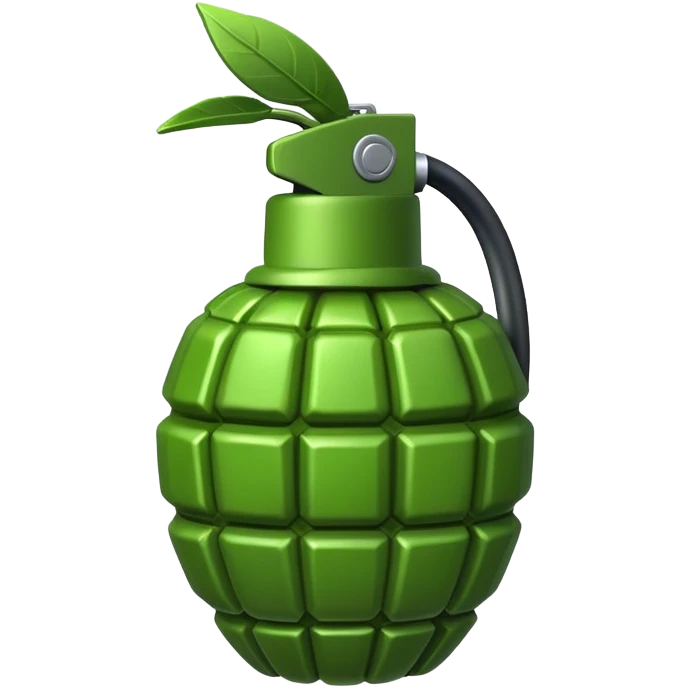 green grenade emoji