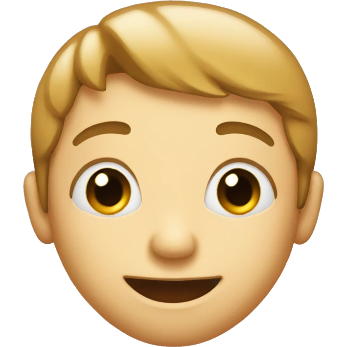 straight face happy emoji