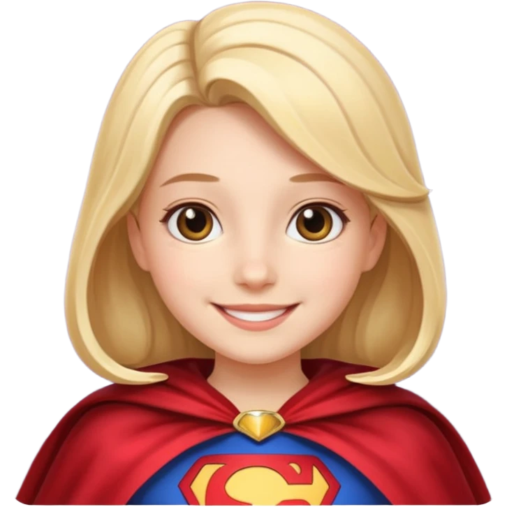 make ma an emoji of a fearless girl with a cape emoji
