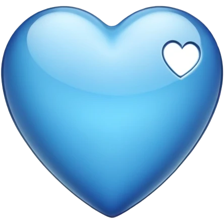 blue marine heart emoji