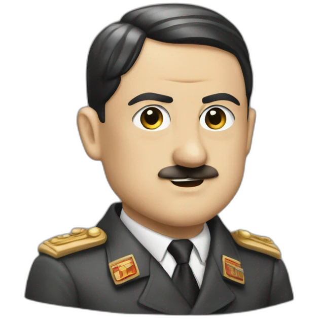 Hitler qui fait un doigt d’honneur emoji