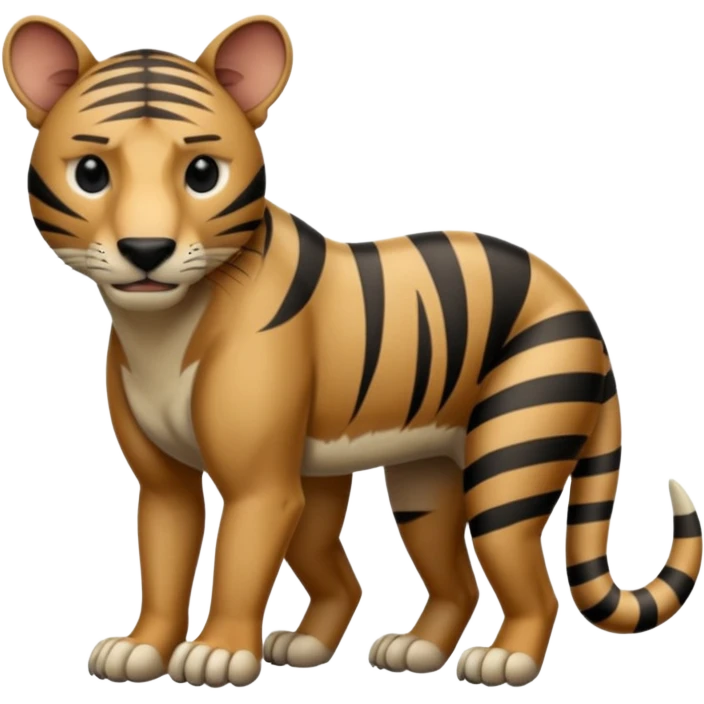 A Tasmanian  tiger  emoji
