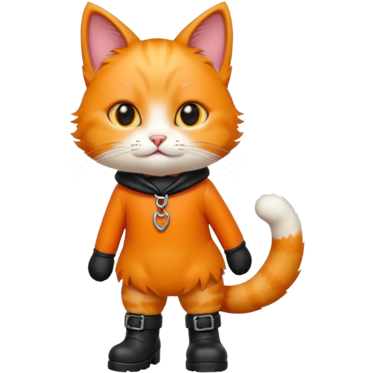 Gato con botas emoji