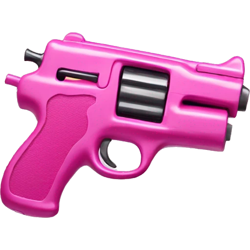 Toy gun that’s pink and girly emoji