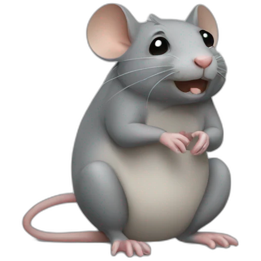 Un rat qui fume emoji