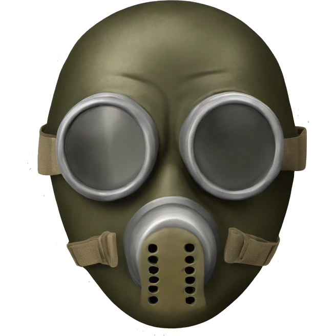 ww2 german gaz mask emoji