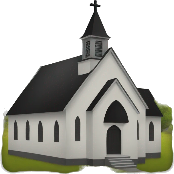 Black church  emoji