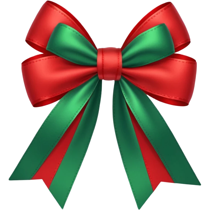 Christmas bows emoji