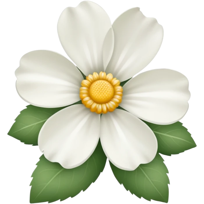White flower  emoji