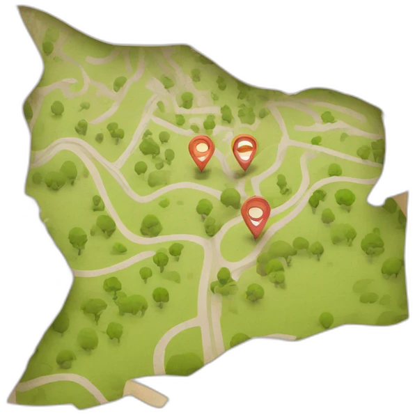 paper map emoji