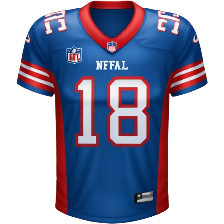 shirt nfl blue (#00A3E0) and red (#F9423A) emoji