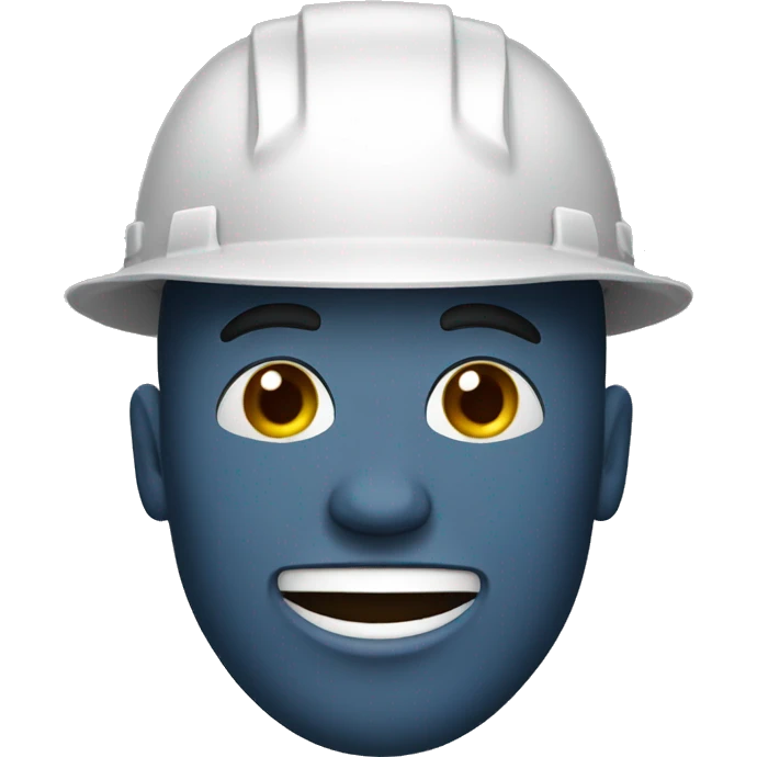 trabajador riendo emoji