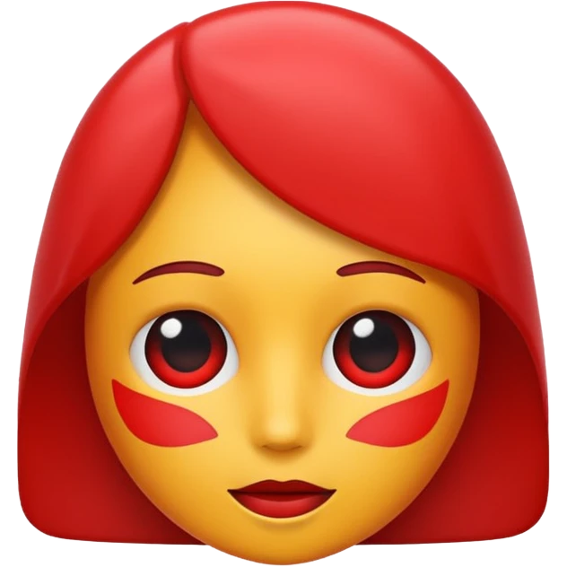 I want an emoji of "AI" in red writing emoji