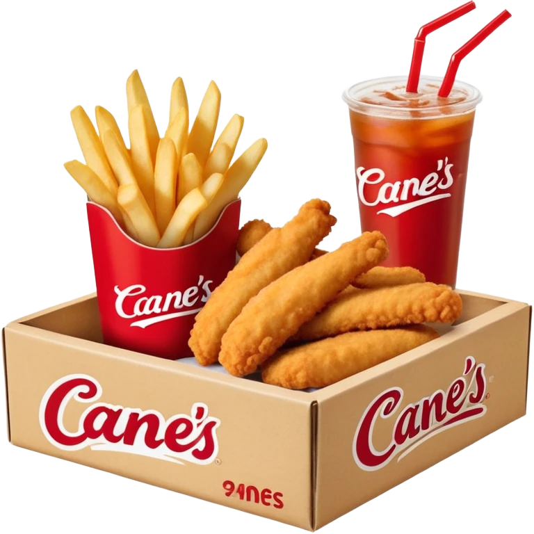 Raising canes meal emoji