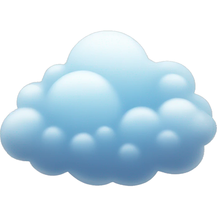 bubbles cloud  emoji
