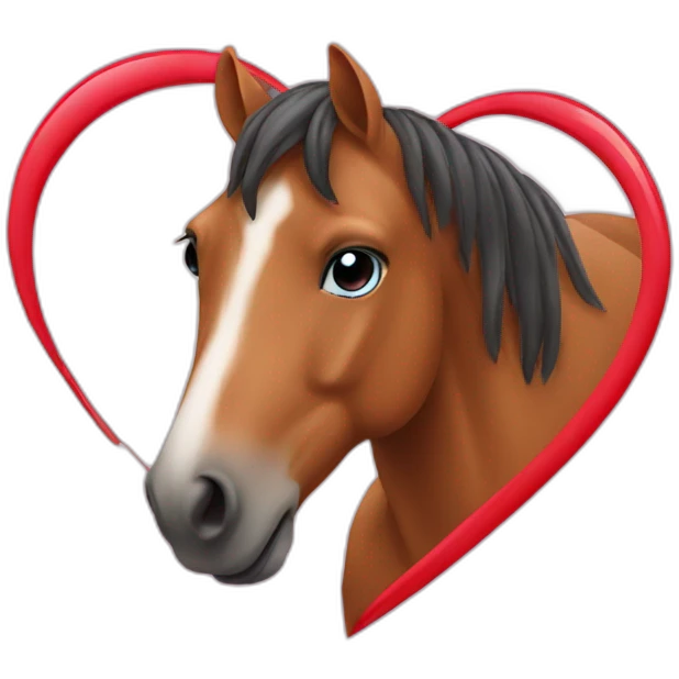 horse in heart emoji