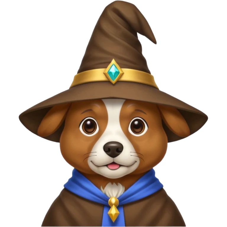 Dog wizard emoji