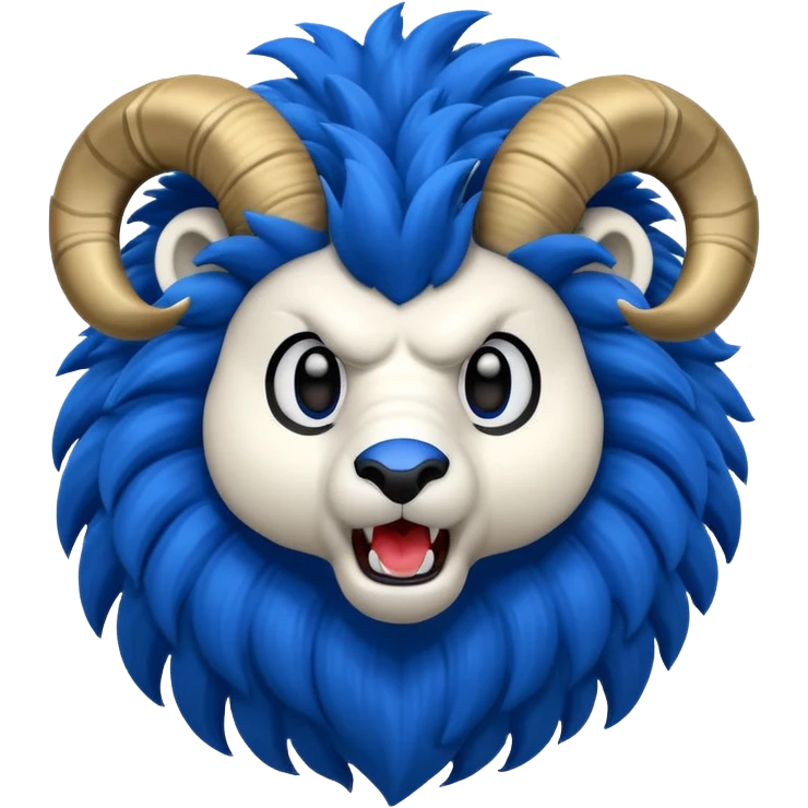 L.a. rams  mascot rampage emoji