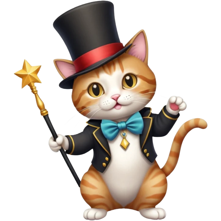 magician cat emoji