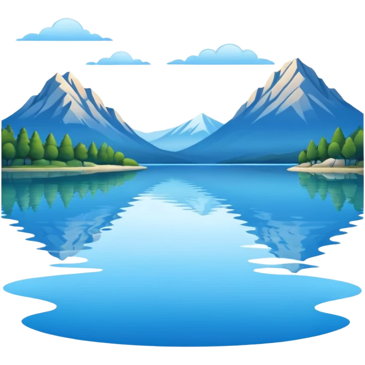 A lake emoji